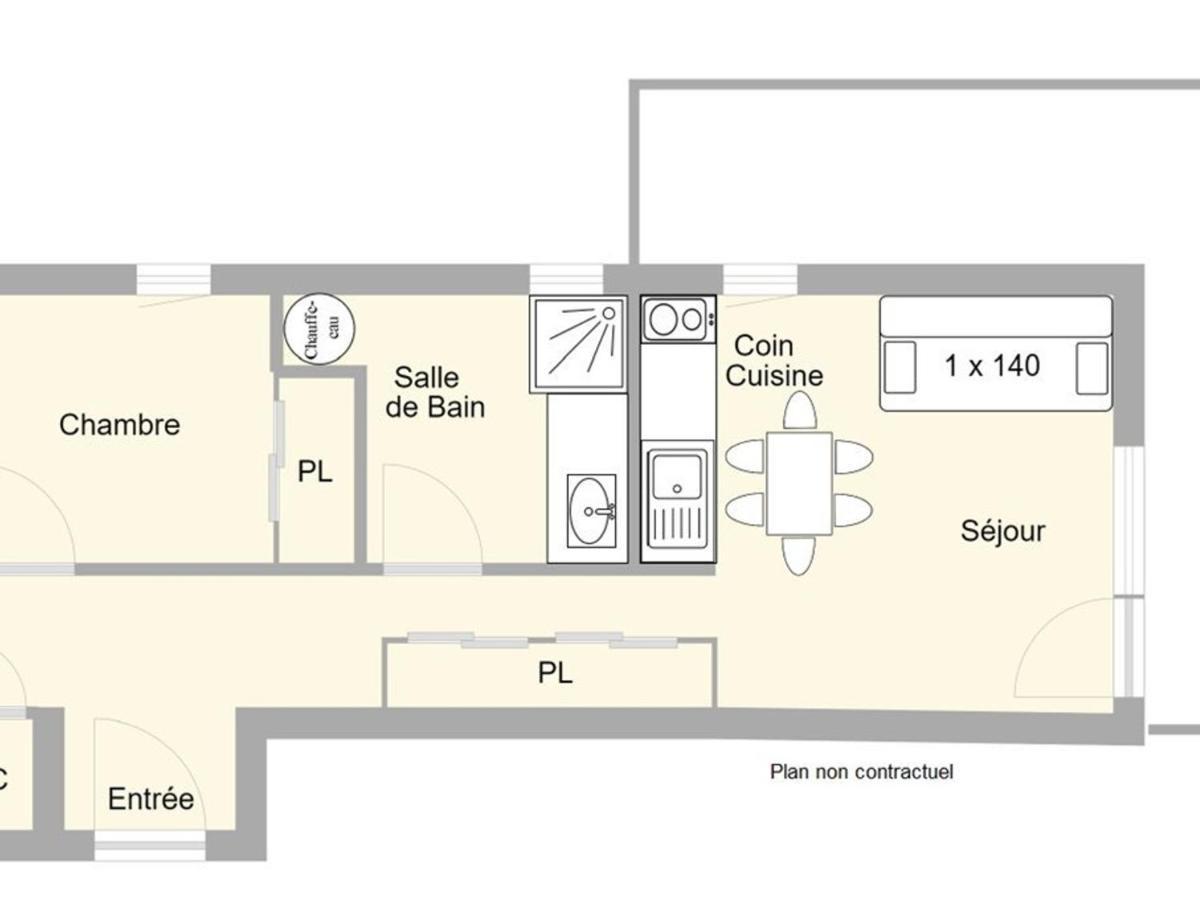 Appartement 2 Pieces Au Coeur Des Saisies - Balcon Sud, Box Inclus, 5 Pers - Fr-1-594-321 Hauteluce Exterior photo
