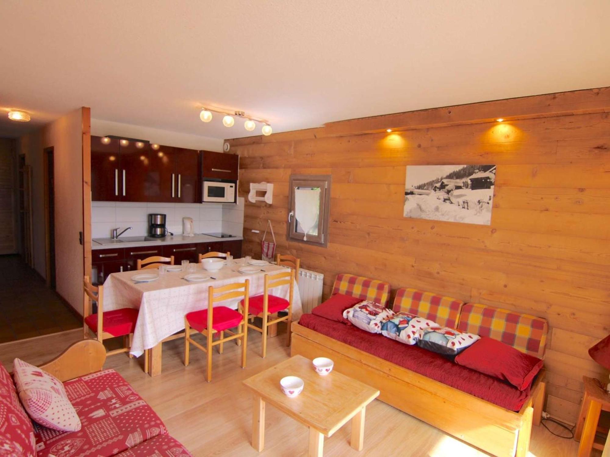 Appartement 2 Pieces Au Coeur Des Saisies - Balcon Sud, Box Inclus, 5 Pers - Fr-1-594-321 Hauteluce Exterior photo